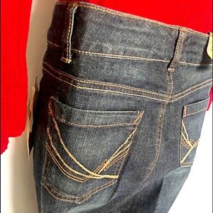 MIDTOWN- DENIM FLARE BLUE JEANS